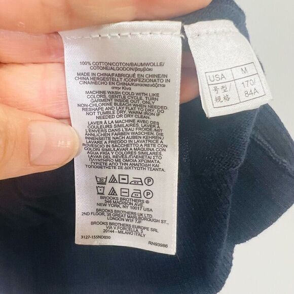 Brooks Brothers Red Fleece Blue Cotton Balloon Sleeve Blouse Top - Picture 5 of 8